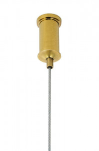 LUSTRA LED RING SLIM 60, CONFECTIONATA DIN METAL, AURIU, STIL MODERN - Img 5