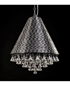 LUSTRA MODERNA IMAGIO W5 DIN CRISTAL SI METAL DESIGN DEOSEBIT - Img 4