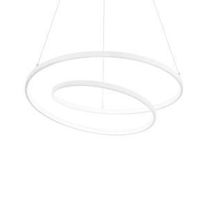 LUSTRA OZ SP D80 DALI/PUSH, 80CM, ALB, DIN METAL, STIL MODERN