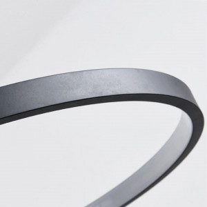 LUSTRA RING 3 LED, APP752-30-40-50, 110x97 cm, NEGRU SI AURIU, DIN METAL DE INALTA CALITATE, STIL MODERN, TU - Img 4