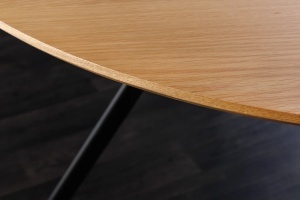 MASA DE DINING ROTUNDA, ATELIER 120CM, FURNIR LEMN, MELAMINA SI METAL, ASPECT NATUR, ARTIM GROUP SELECTION - Img 7
