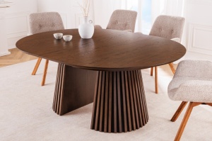 MASA DE SUFRAGERIE EXTENSIBILA, VALHALLA 120/200CM, DIN MDF STEJAR INCHIS, ARTIM GROUP SELECTION - Img 3