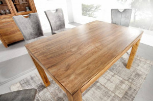 MASA DE SUFRAGERIE, LAGOS 120CM, LEMN MASIV SHEESHAM, COD 44048, DESIGN RETRO - Img 3