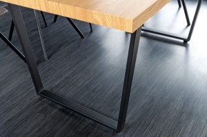 MASA DE SUFRAGERIE, LOFT 160CM, MDF INFOLIAT SI METAL, DESIGN VINTAGE INDUSTRIAL - Img 4