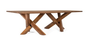 MASA DINING, 240CM, FABRICATA DIN LEMN MASIV DE SALCAM, STIL RUSTIC, ARTIM GROUP SELECTION - Img 2
