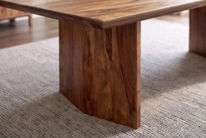 MASA DINING DIAMOND 240CM, REALIZATA DIN LEMN MASIV DE TRANDAFIR, CULOARE NATUR, INVICTA INTERIOR - Img 8