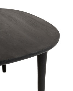 MASA DINING LAMINAR 120, NEAGRA, CONFECTIONATA DIN LEMN MASIV DE MANGO, STIL MODERN - Img 3