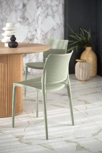 MASA DINING LOPEZ, STEJAR NATURAL, 120 CM, DIN MDF SI FURNIR, STIL MODERN - Img 4