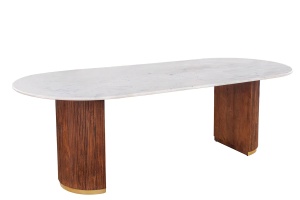MASA DINING/OFFICE 220CM, LEMN MASIV DE MANGO, MARMURA, ARTIM GROUP SELECTION - Img 6
