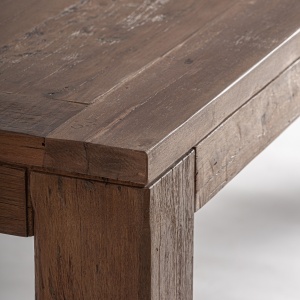 MASA DINING SELBY 220CM, DIN LEMN RECICLAT, STIL RUSTIC CONTEMPORAN, VICAL HOME - Img 3