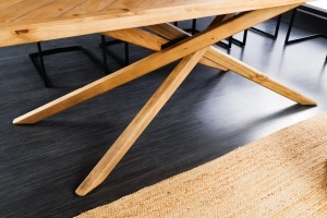 MASA DINING, WOOD 200CM, LEMN DE PIN RECICLAT, ASPECT MARO NATUR, ARTIM GROUP SELECTION. - Img 4