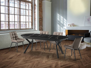 MASA EXTENSIBILA 206/285CM, ANTEA, DIN METAL SI BLAT DIN MDF, ARTIM GROUP SELECTION, DE LUX - Img 7