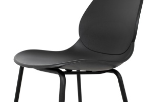 MASA EXTENSIBILA BARRIL, 130/170 CM, STEJAR ARTISAN/NEGRU, DIN MDF LAMINAT SI METAL, STIL MODERN - Img 5