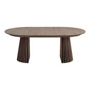 MASA EXTENSIBILA OSAKA 120x200-250-300x75CM, , REALIZAT DIN FURNIR DE STEJAR, CULOARE NUC, ARTIM HOUSE - Img 3