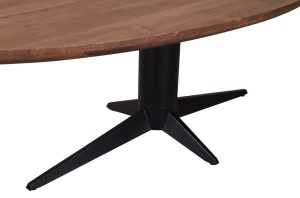MASA LIVING OVALA, STTAFORD 230CM, LEMN DE MANGO, MARO/NEGRU, RICHMOND - Img 3