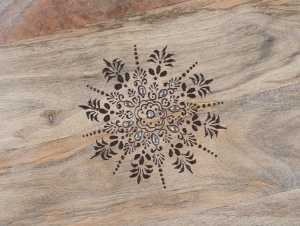 MASA LIVING ROTUNDA, ARTIM 80CM, DIN LEMN DE MANGO, SCULPTAT MANUAL, ARTIM GROUP SELECTION - Img 4