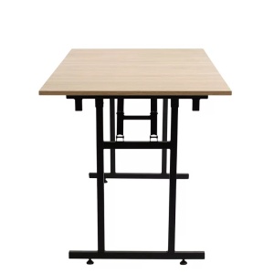 MASA PENTRU CATERING/CONFERINTE 180X80 CM, STEJAR SONOMA/NEGRU, DIN PAL LAMINAT SI OTEL, ARTIM GROUP SELECTION - Img 3