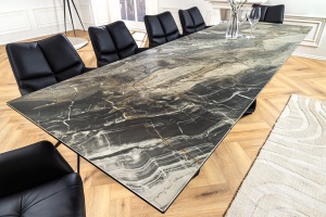 MASA SUFRAGERIE, INFINITY 180/260CM, DIN CERAMICA/STICLA SI METAL, ARTIM GROUP SELECTION - Img 2