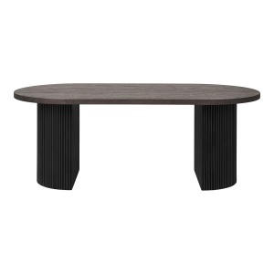 MASUTA DE CAFEA BOAVISTA 120CM, DIN LEMN, CULOARE NEGRU, HOUSE NORDIC