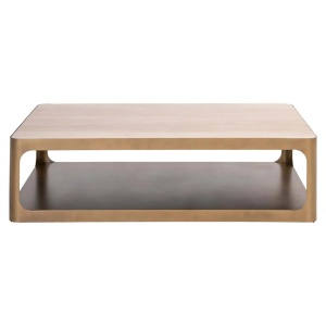MASUTA DE CAFEA CLARIDGE, 213814, CONFECTIONATA DIN METAL, STILCA SI CERAMICA, BEJ/NISIPIU/NEGRU STIL MODERN - Img 3