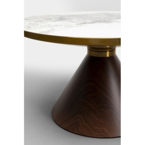 MASUTA DE CAFEA CONO CERAMIC 70 CM, CONFECTIONAT DIN GRESIE SI OTEL, STIL MODERN - Img 4
