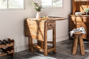 MASUTA DE CAFEA HEMINWAY 39553 DIN LEMN MASIV DE MAHON STIL RUSTIC - Img 2