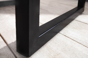 MASUTA DE CAFEA/ NOPTIERA, ELEMENTS 45CM, DIN LEMN SALCAM SI SUPORT METAL, COD 39572, ASPECT INDUSTRIAL - Img 5