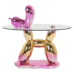 MASUTA DE CAFEA USHA PINK, 825307, CONFECTIONATA DIN POLIRASINA SI STICLA SECURIZATA, STIL MODERN - Img 3