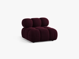 MODUL CANAPEA BELLIS, VISINIU, CU TAPITERIE DIN CATIFEA VENUS, MICADONI - Img 2