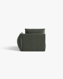 MODUL CANAPEA BLOOM, PE DREAPTA, VERDE MUSCHI, 116X97 CM, CU TAPITERIE DIN TEXTIL STRUCTURAT WIND, MICADONI - Img 4