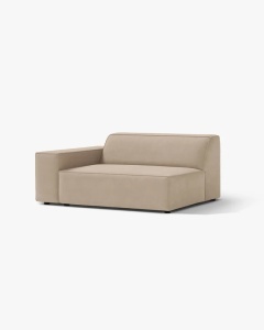 MODUL CANAPEA/COLTAR JODIE, 122X99 CM, BEJ, PE STANGA, TAPITAT CU TAPITERIE DIN TEXTIL CATIFEA VENUS, MICADONI - Img 2