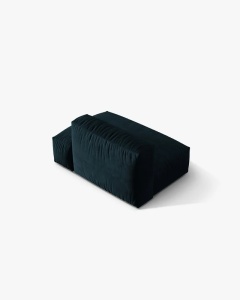 MODUL CANAPEA/COLTAR MARTINA, 133X106 CM, PE DREAPTA, ALBASTRU INCHIS, TAPITAT CU TAPITERIE DIN TEXTIL CATIFEA VOGUE, MICADONI - Img 3