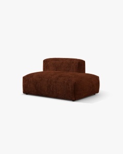 MODUL CANAPEA/COLTAR MARTINA, 133X106 CM, PE DREAPTA, CARAMIZIU, TAPITAT CU TAPITERIE DIN TEXTIL COORDOI TILIA, MICADONI - Img 2