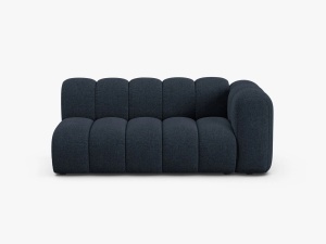 MODUL CANAPEA LUPIN, PE DREAPTA, 173 CM, ALBASTRU MARIN, CU TAPITERIE DIN TEXTIL CHENILLE EDEN, MICADONI