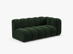 MODUL CANAPEA LUPIN, PE DREAPTA, 173 CM, VERDE SMARALD, CU TAPITERIE DIN TEXTIL CATIFEA VENUS, MICADONI - Img 2