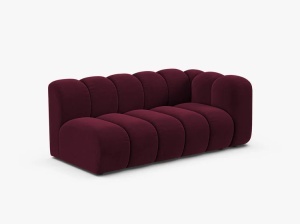 MODUL CANAPEA LUPIN, PE DREAPTA, 173 CM, VISINIU, CU TAPITERIE DIN TEXTIL CATIFEA VENUS, MICADONI - Img 2