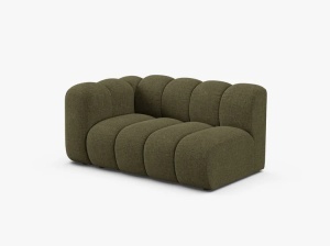 MODUL CANAPEA LUPIN, PE STANGA, 144 CM, BEJ INCHIS, CU TAPITERIE DIN TEXTIL CHENILLE EDEN, MICADONI - Img 2