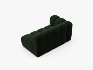 MODUL CANAPEA LUPIN, PE STANGA, 144 CM, VERDE SMARALD, CU TAPITERIE DIN TEXTIL CATIFEA VENUS, MICADONI - Img 3