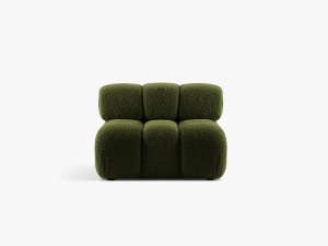 MODUL CANPEA BELLIS, VERDE, CU TAPITERIE DIN TEXTIL BOUCLE ROLF, MICADONI