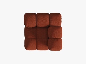 MODUL COLTAR BELLIS, CARAMIZIU, CU TAPITERIE DIN TEXTIL 3D SONIC, MICADONI - Img 3