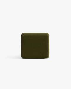 MODUL COLTAR NEO, VERDE MASLINIU INCHIS, 85X100 CM, TAPITAT CU TAPITERIE DIN TEXTIL BOUCLE BALOO, MICADONI - Img 4