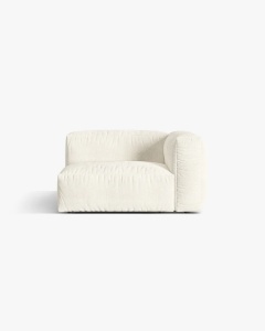 MODUL LATERAL PENTRU CANAPEA MARTINA, PE DREAPTA, FILDES, TAPITAT CU TAPITERIE DIN TEXTIL BOUCLE MONET, MICADONI - Img 1