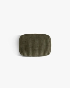MODUL POUF CANAPEA/COLTAR MARTINA, 103X73 CM, VERDE MUSCHI, TAPITAT CU TAPITERIE DIN TEXTIL CORDOI TILIA, MICADONI - Img 3