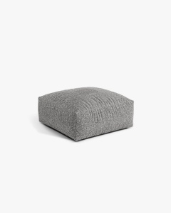 MODUL POUF CANAPEA/COLTAR MARTINA, 108X108 CM, GRI GRAFIT, TAPITAT CU TAPITERIE DIN TEXTIL BOUCLE MONET, MICADONI - Img 2