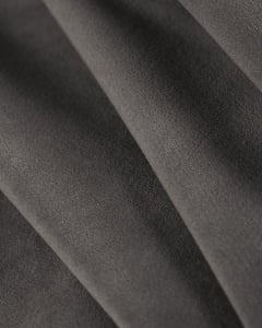 MODUL POUF KATE, GRI INCHIS, 60X99 CM, TAPITAT CU TAPITERIE DIN TEXTIL CATIFEA SALVADOR, MICADONI - Img 3