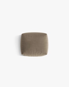 MODUL POUF PENTRU COLTAR CHRIS, 85X100, MARO DESCHIS,, CU TAPITERIE DIN TEXTIL CATIFEA CASINO, MICADONI - Img 3