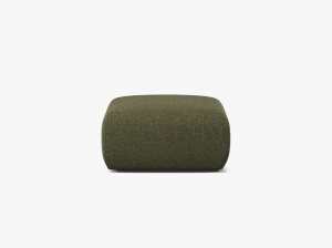 MODUL PUF CANAPEA MOLINO, 75X75, VERDE, CU TAPITERIE DIN TEXTIL CHENILLE EDEN, MICADONI