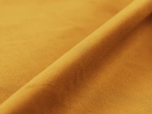 MODUL SEZLONG CANAPEA LUPIN, PE STANGA, GALBEN, CU TAPITERIE DIN TEXTIL CATIFEA VENUS, MICADONI - Img 4