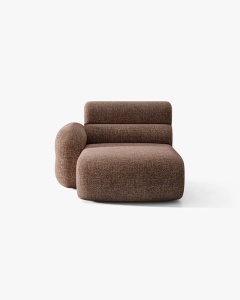 MODUL SEZLONG COLTAR NEO, PE STANGA, MARO, 110X165 CM, TAPITAT CU TAPITERIE DIN TEXTIL CHENILLE GOLD, MICADONI