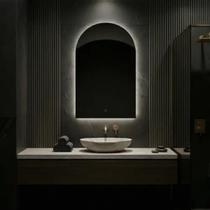 OGLINDA PENTRU BAIE, CU LED 90x60cm TOP-1, CU FUNCTIE DE REGLARE A INTENSITATII - Img 4
